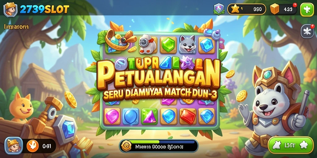 Tampilan gameplay seru dalam 2739SLOT yang penuh warna.