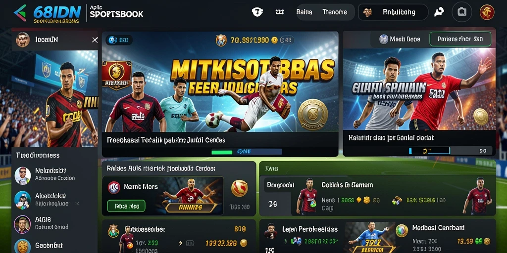 Screenshot utama 68IDN menampilkan interface yang menarik dan gameplay Sportsbook yang mengasyikkan.