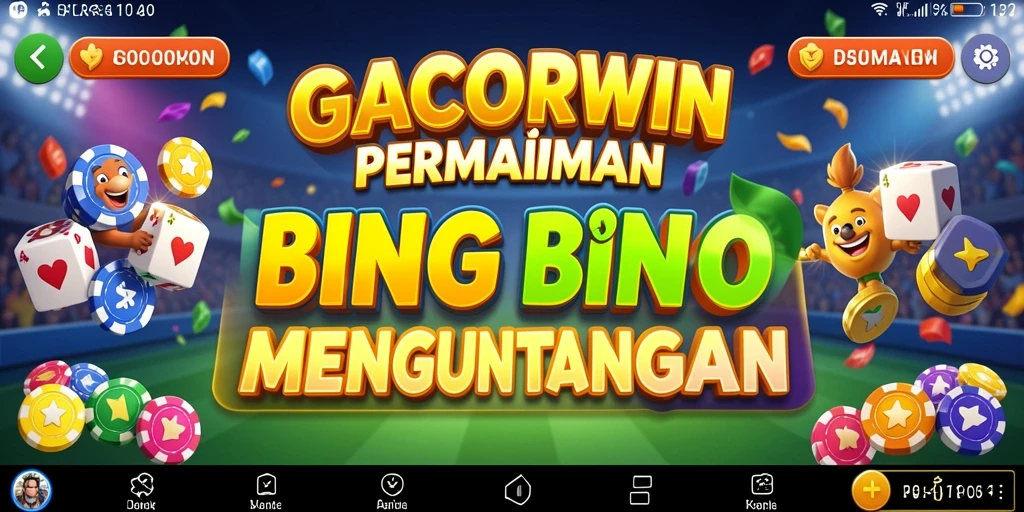 Tampilan gameplay Bingo yang seru dan interaktif di GACORWIN.