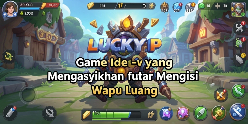 Tampilan gameplay LUCKYRP yang menawan dan penuh warna.