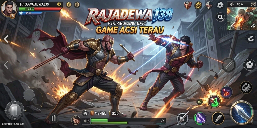 Tampilan gameplay RAJADEWA138 yang menegangkan dan dinamis.